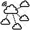پیش‌نمایش فایل cloud-connections-1460547 از پک آیکون‌های برداری رایانش ابری