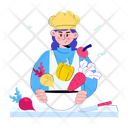 پیش‌نمایش فایل salad-preparation-11462223 از پک آشپزی