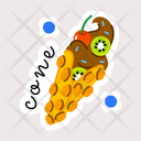 پیش‌نمایش فایل waffle-cone-11456942 از پک غذا