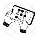 پیش‌نمایش فایل mobile-pattern-11430853 از پک دست گرفتن موبایل