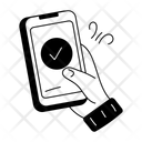 پیش‌نمایش فایل mobile-verification-11430852 از پک دست گرفتن موبایل