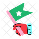 پیش‌نمایش فایل holding-flag-11430387 از پک دست