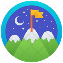 پیش‌نمایش فایل night-landscape-badge-1486637 از پک نشان‌ها / مدال‌ها