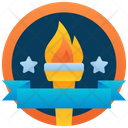 پیش‌نمایش فایل sports-torch-badge-1486606 از پک نشان‌ها / مدال‌ها