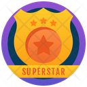 پیش‌نمایش فایل superstar-badge-1486611 از پک نشان‌ها / مدال‌ها