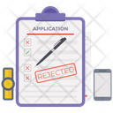 پیش‌نمایش فایل application-rejected-1486307 از پک استخدام آنلاین
