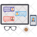 پیش‌نمایش فایل online-discussion-1486295 از پک استخدام آنلاین