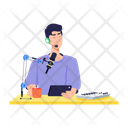 پیش‌نمایش فایل broadcaster-11839040 از پک وبینار و پادکست