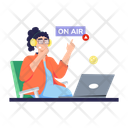 پیش‌نمایش فایل on-air-11838991 از پک وبینار و پادکست