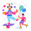 پیش‌نمایش فایل carnival-clown-12054020 از پک شهربازی