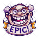 پیش‌نمایش فایل epic-12993571 از پک مجموعه استیکرهای واکنش