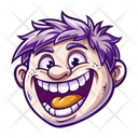 پیش‌نمایش فایل giggling-12993642 از پک مجموعه استیکرهای واکنش