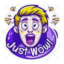 پیش‌نمایش فایل just-wow-12993630 از پک مجموعه استیکرهای واکنش