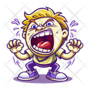 پیش‌نمایش فایل screaming-boy-12993580 از پک مجموعه استیکرهای واکنش