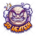 پیش‌نمایش فایل so-heated-12993573 از پک مجموعه استیکرهای واکنش