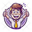 پیش‌نمایش فایل thumbs-up-12993615 از پک مجموعه استیکرهای واکنش