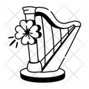 پیش‌نمایش فایل harp-12707832 از پک شامروک (گیاه سه‌برگ)