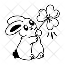پیش‌نمایش فایل rabbit-12707866 از پک شامروک (گیاه سه‌برگ)
