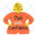 پیش‌نمایش فایل confident-woman-13210147 از پک استیکرهای غرور