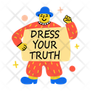 پیش‌نمایش فایل dress-your-truth-13210140 از پک استیکرهای غرور