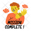 پیش‌نمایش فایل mission-complete-13210139 از پک استیکرهای غرور