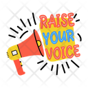 پیش‌نمایش فایل raise-your-voice-13210181 از پک استیکرهای غرور
