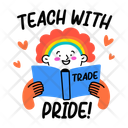 پیش‌نمایش فایل teach-with-pride-13210145 از پک استیکرهای غرور