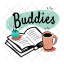 پیش‌نمایش فایل book-buddies-13275292 از پک استیکرهای دوستی