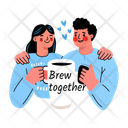 پیش‌نمایش فایل brew-together-13275325 از پک استیکرهای دوستی