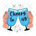 پیش‌نمایش فایل cheers-to-us-13275281 از پک استیکرهای دوستی