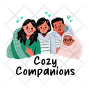 پیش‌نمایش فایل cozy-companions-13275370 از پک استیکرهای دوستی