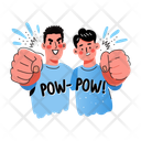پیش‌نمایش فایل fist-bump-13275278 از پک استیکرهای دوستی