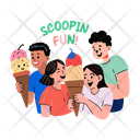 پیش‌نمایش فایل friends-eating-13275357 از پک استیکرهای دوستی