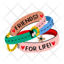 پیش‌نمایش فایل friendship-bracelets-13275289 از پک استیکرهای دوستی