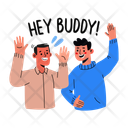 پیش‌نمایش فایل hey-buddy-13275279 از پک استیکرهای دوستی