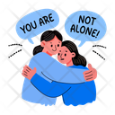 پیش‌نمایش فایل hugging-13275290 از پک استیکرهای دوستی