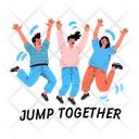 پیش‌نمایش فایل jump-together-13275312 از پک استیکرهای دوستی