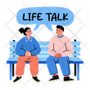 پیش‌نمایش فایل life-talk-13275286 از پک استیکرهای دوستی