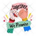پیش‌نمایش فایل promise-13275339 از پک استیکرهای دوستی