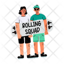 پیش‌نمایش فایل rolling-squad-13275319 از پک استیکرهای دوستی
