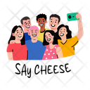 پیش‌نمایش فایل say-cheese-13275333 از پک استیکرهای دوستی