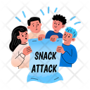 پیش‌نمایش فایل snack-attack-13275347 از پک استیکرهای دوستی