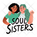 پیش‌نمایش فایل soul-sisters-13275300 از پک استیکرهای دوستی