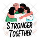 پیش‌نمایش فایل strong-together-13275365 از پک استیکرهای دوستی
