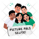 پیش‌نمایش فایل taking-selfie-13275360 از پک استیکرهای دوستی