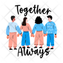 پیش‌نمایش فایل together-always-13275294 از پک استیکرهای دوستی