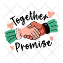 پیش‌نمایش فایل together-promise-13275301 از پک استیکرهای دوستی