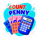 پیش‌نمایش فایل count-penny-13320240 از پک استیکرهای کارت اعتباری و نقدی