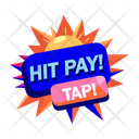 پیش‌نمایش فایل hit-pay-13320273 از پک استیکرهای کارت اعتباری و نقدی