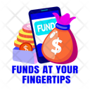 پیش‌نمایش فایل mobile-funds-13320278 از پک استیکرهای کارت اعتباری و نقدی
